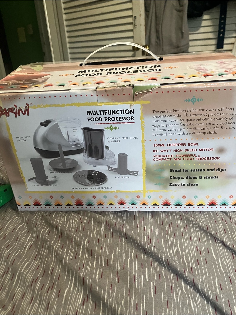 NIB Parini Multifunction Mini Food Processor - Picture 8 of 8